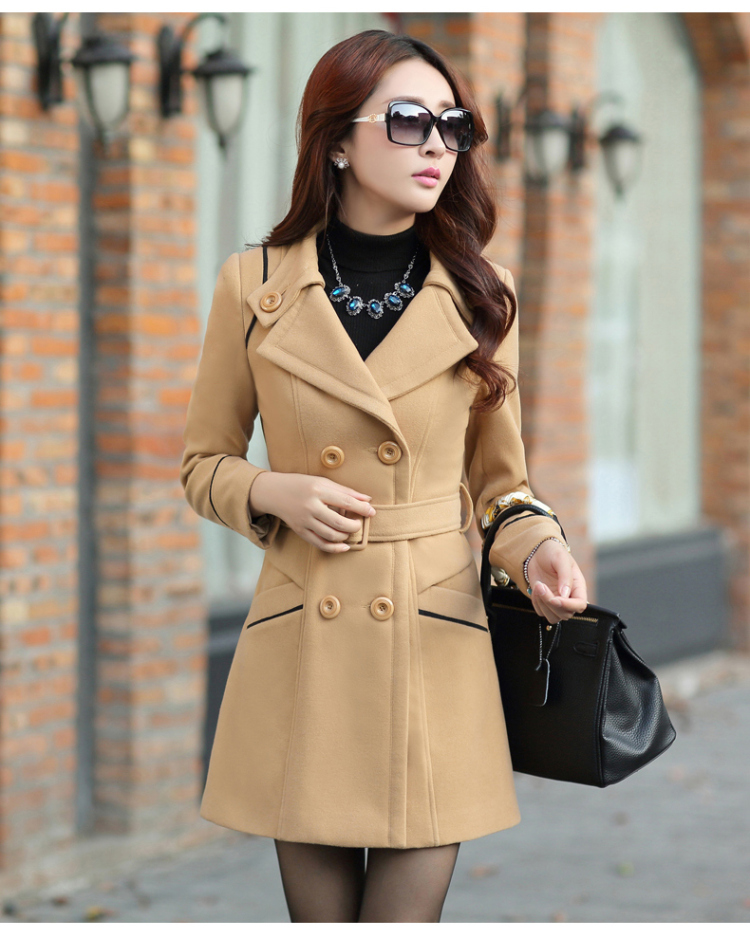  2015 Autumn as clothing and auspicious New stylish for women in the medium to long term, Sau San Mao jacket coat women? 8858 wine red M picture, prices, brand platters! The elections are supplied in the national character of distribution, so action, buy now enjoy more preferential! As soon as possible.