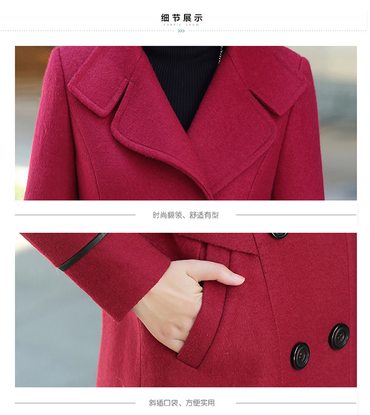 The Qian The Rhyme 2015 autumn and winter new Korean version in the Sau San Long Large? double-female coat a wool coat jacket coat? female gross navy blue M picture, prices, brand platters! The elections are supplied in the national character of distribution, so action, buy now enjoy more preferential! As soon as possible.