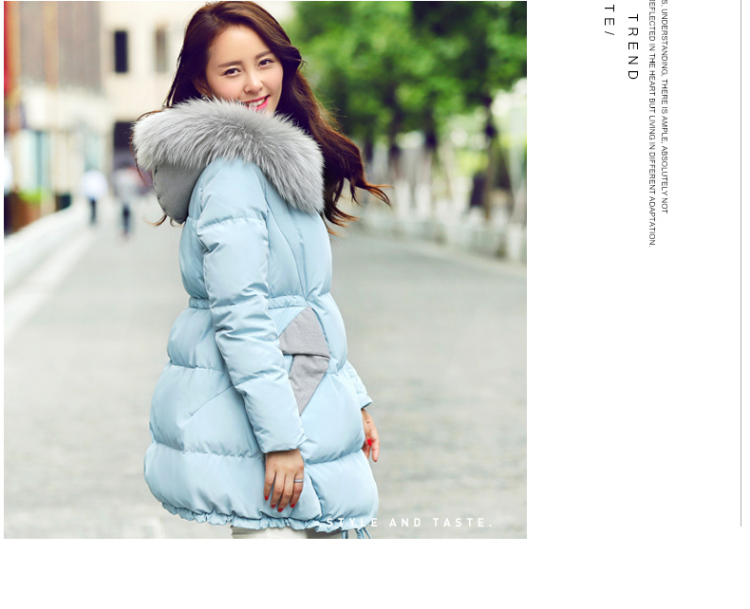 The World 2015 autumn and winter fun Doi new thick and long, Sau San cloak-Nagymaros collar down female 299 BLUE  XL Photo, prices, brand platters! The elections are supplied in the national character of distribution, so action, buy now enjoy more preferential! As soon as possible.