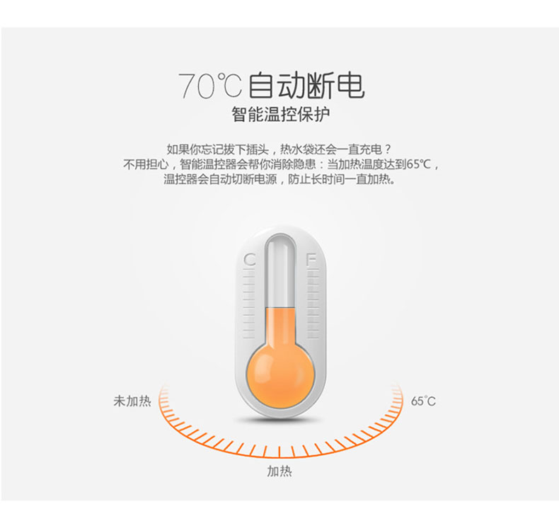 
                                        沐坤 创意礼品 防爆暖手宝大白热水袋电暖宝充电暖宝宝 生日圣诞元旦情人节送女友礼物                