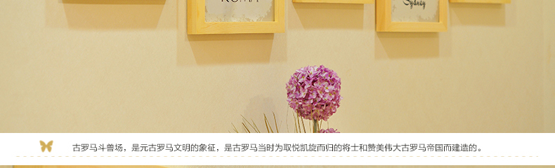 
                                        全悦美式简约挂墙黑白相框实木相片墙框组合创意客厅挂式照片墙 3白2黑-欧美建筑画心 7x7寸五个-建议购买2组搭配                