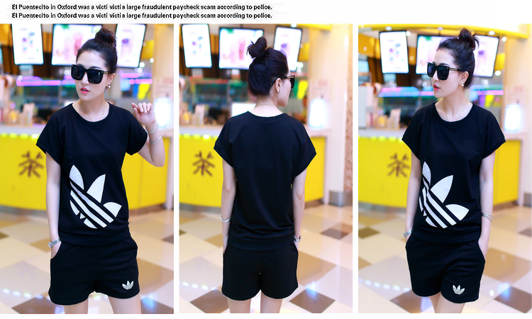 2015 PDQC new summer Korean sport Leisure package shorts two piece loose T shirts uniforms female black XL pictures, price, brand platters! Elections are good character, the national distribution, so why buy now enjoy more preferential! Health