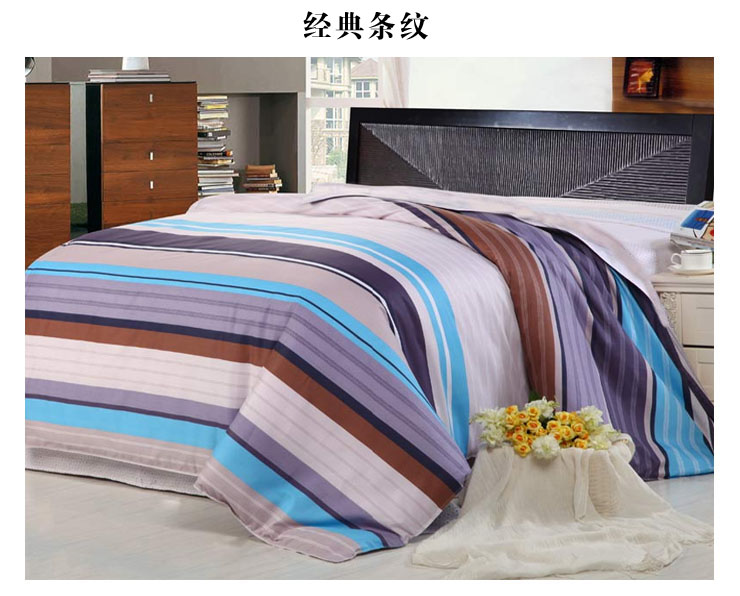 
                                                            思侬家纺全棉被套单件200x230cm 双人床上用品 1.8米床1.5米床纯棉被罩 彩虹桥 200X230cm                