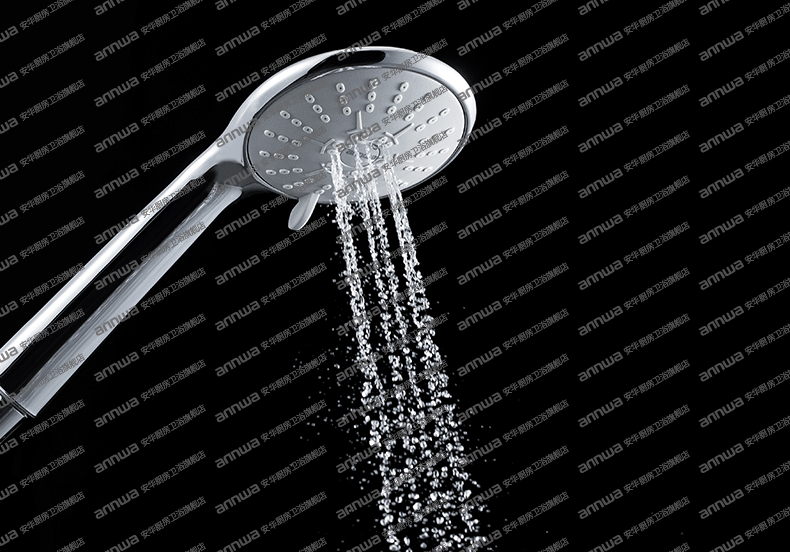 安华卫浴(annwa)淋浴花洒套装简易花洒手提式增压3功能手持花洒喷头