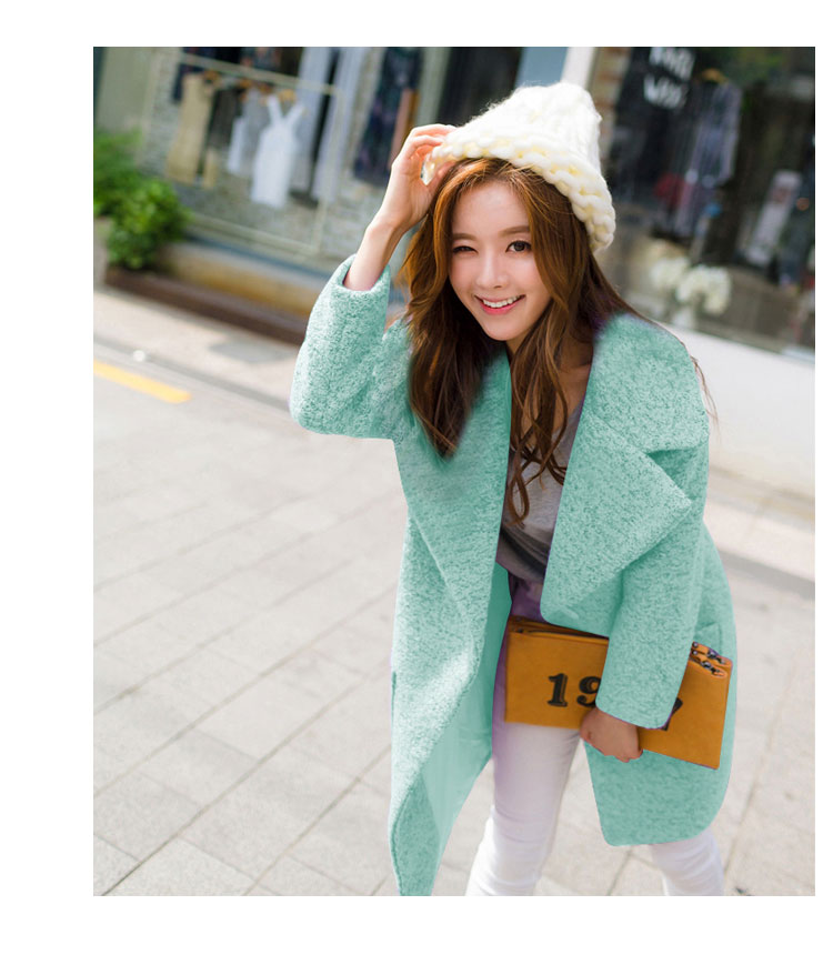 Gigi Lai following 2015 CD for autumn and winter by new Korean circle of coarse wool tweed sub-coats large cocoon girl in long hair? jacket green  S picture, prices, brand platters! The elections are supplied in the national character of distribution, so action, buy now enjoy more preferential! As soon as possible.