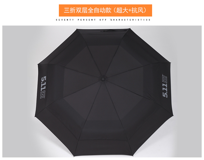 
                                        蓝雨伞折叠韩国超大号自动伞女双人511雨伞男长柄遮阳伞晴雨两用 折叠款双人-双层抗风                