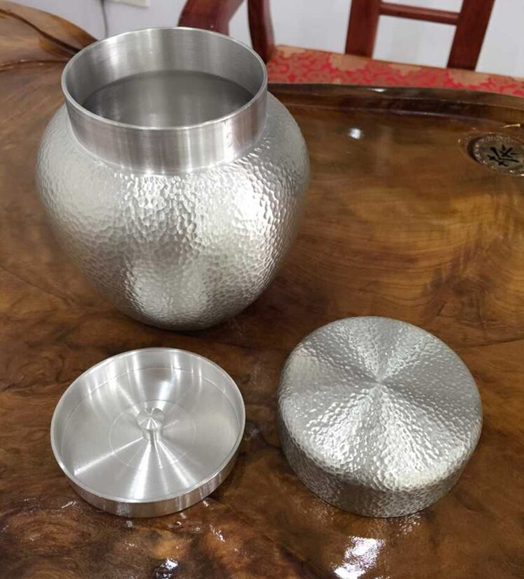 【顺丰包邮】精品含99.9%纯锡罐茶具 锡茶叶罐 商务送礼 纯手工捶打茶罐子茶叶盒礼品储物 精品编织双层设计锡罐