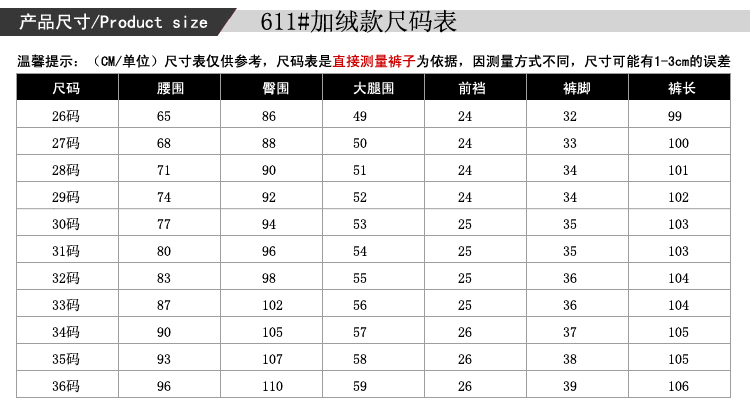 秋冬装新款韩版少女高中初中女学生加绒加厚高腰牛仔裤直筒裤长裤 深蓝色加绒 34码