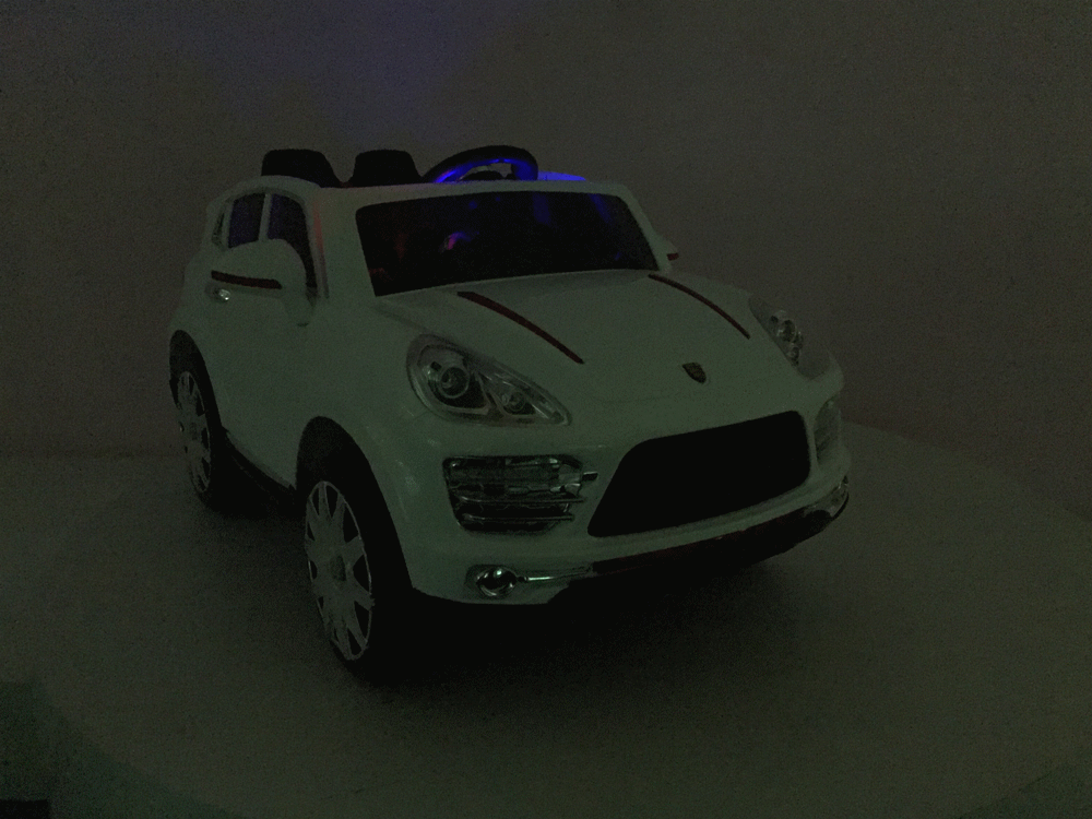 保时捷儿童电动车 四轮童车可坐宝宝玩具车 双驱摇控汽车 越野车 旗舰