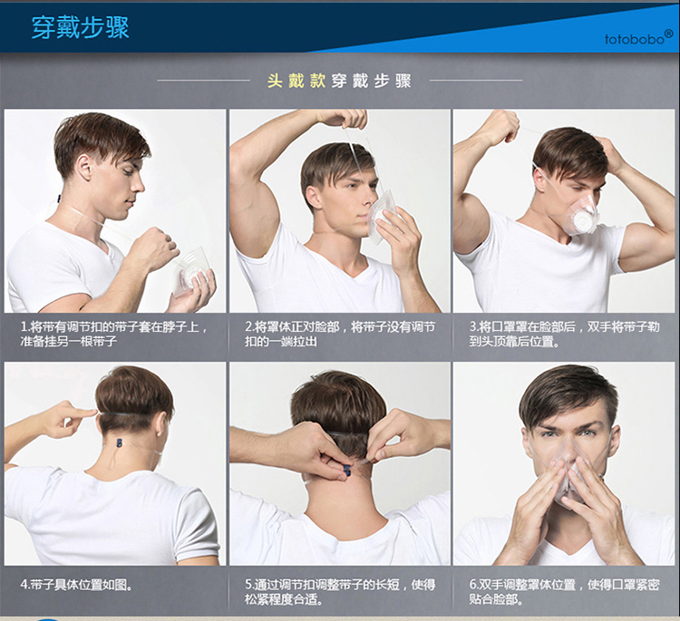
                                        进口totobobo口罩防雾霾pm2.5防护口罩滤片 儿童男女冬季骑行运动防尘过滤透明透气 防护口罩96%滤片(20片)                