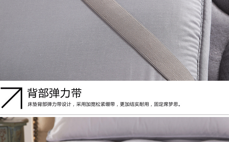 皛胜家纺 单人双人法莱绒防潮舒适床垫子 加厚床褥子 驼色 90*200cm