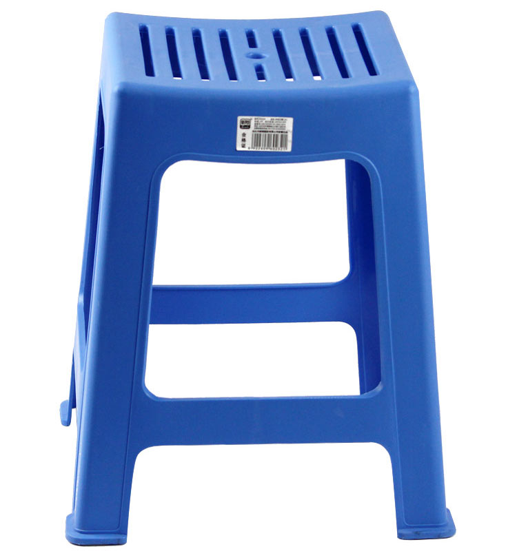 
                                                            唐宗 加厚塑料凳子椅子 塑料 实用餐凳 浴室防滑方凳 大人高凳板凳 单个装 蓝色                