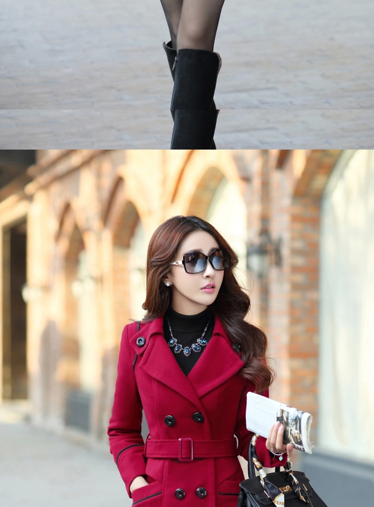 Better, Yi 2015 autumn and winter new products for women new Korean version of Sau San? In gross jacket long a wool coat cashmere M8097 wine red XL Photo, prices, brand platters! The elections are supplied in the national character of distribution, so action, buy now enjoy more preferential! As soon as possible.