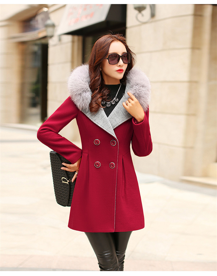 The achievement of the 2015 autumn and winter new women's gross in long jacket?) gross collar cap a wool coat pink M picture, prices, brand platters! The elections are supplied in the national character of distribution, so action, buy now enjoy more preferential! As soon as possible.