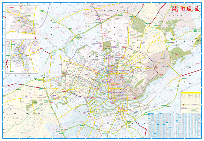 2015沈阳city城市地图(随图附赠沈阳公交速查手册)图片