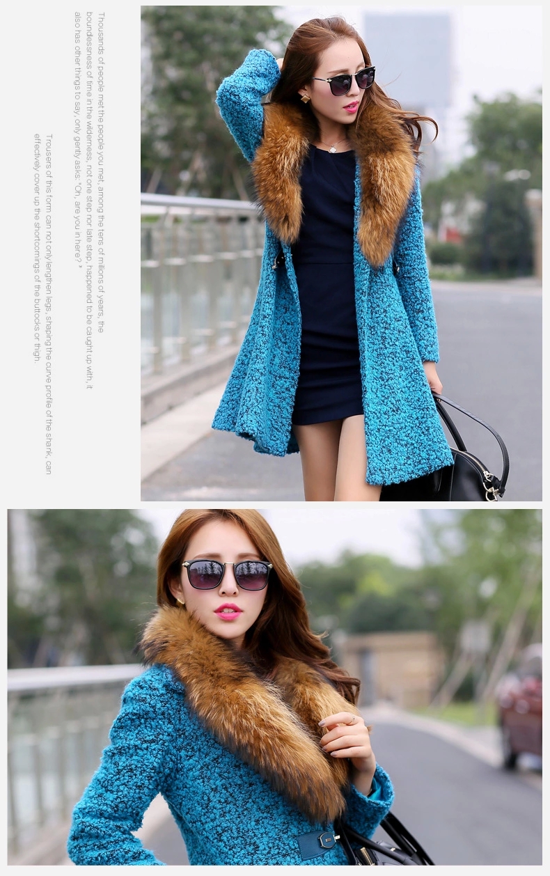 Charlene Choi 2015 autumn and winter and new gross girls jacket? Long woolen coat gross? coats of Sau San a wool coat female 8861# Peacock Blue 2XL Photo, prices, brand platters! The elections are supplied in the national character of distribution, so action, buy now enjoy more preferential! As soon as possible.