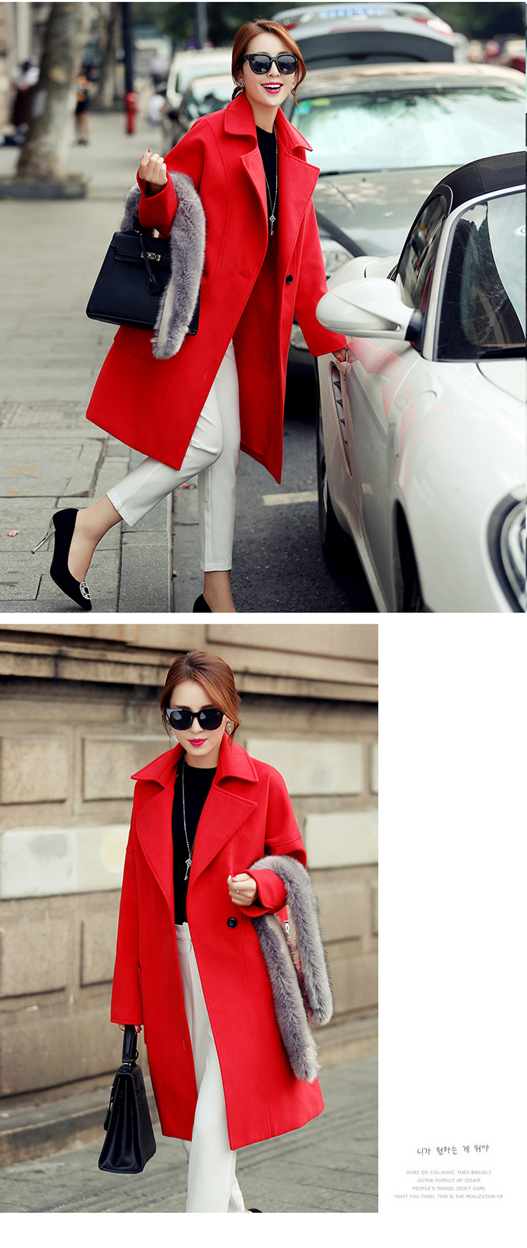 The chaplain again boutique cotton wool coat women so thick long 2015 Ms. winter clothing women jacket? gross in long thin Korean version of the video 