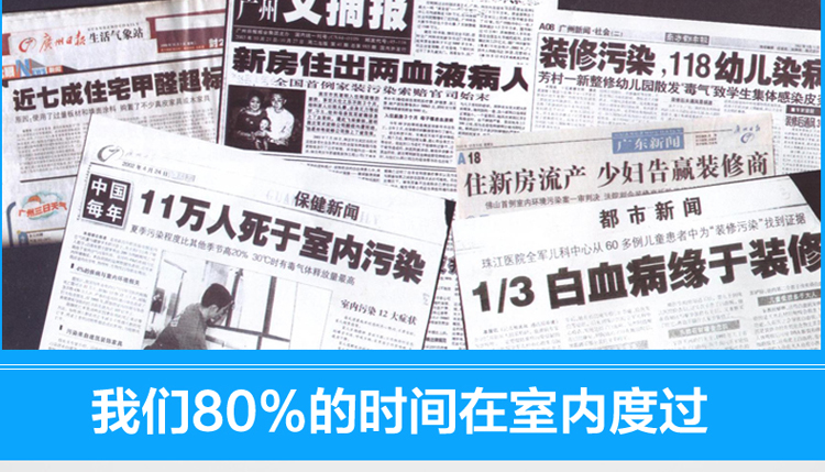 绿普达 甲醛检测仪 室内家用甲醛检测 上门甲醛测试 专业室内空气检测仪器采样 标准型(测五项)