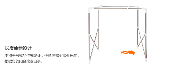 
                                        亿加亿阳台晾衣杆不锈钢双杆折叠晒衣架 X型落地式晾衣架颜色随机（白/冷灰） 红色                