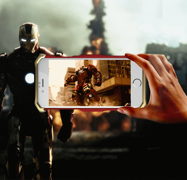 rnx手机壳复仇者联盟金属壳6s防摔保护套适用于苹果iphone6/6s plus