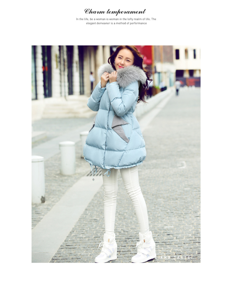 The World 2015 autumn and winter fun Doi new thick and long, Sau San cloak-Nagymaros collar down female 299 BLUE  XL Photo, prices, brand platters! The elections are supplied in the national character of distribution, so action, buy now enjoy more preferential! As soon as possible.