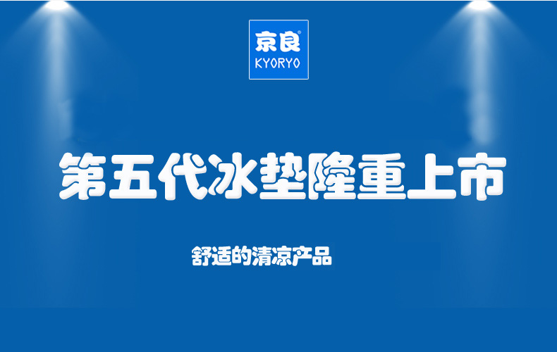 
                                        京良 凉席冰垫 夏日清凉凝胶凉垫 可折叠空调席子免洗床垫冬夏两用床垫 凝胶床垫 毛巾棉布床垫不变形记 蓝色 90*140cm                