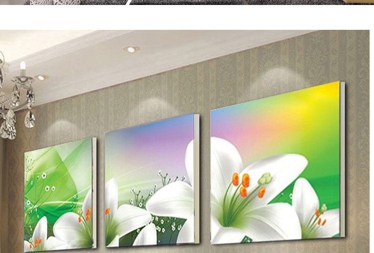 轩逸现代客厅装饰画 卧室床头挂画沙发背景墙壁画冰晶