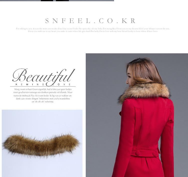 The jacket coat of gross Clinton? female Fall/Winter Collections new Korean video in thin long Sau San)? Q586 sub-pink L picture, prices, brand platters! The elections are supplied in the national character of distribution, so action, buy now enjoy more preferential! As soon as possible.