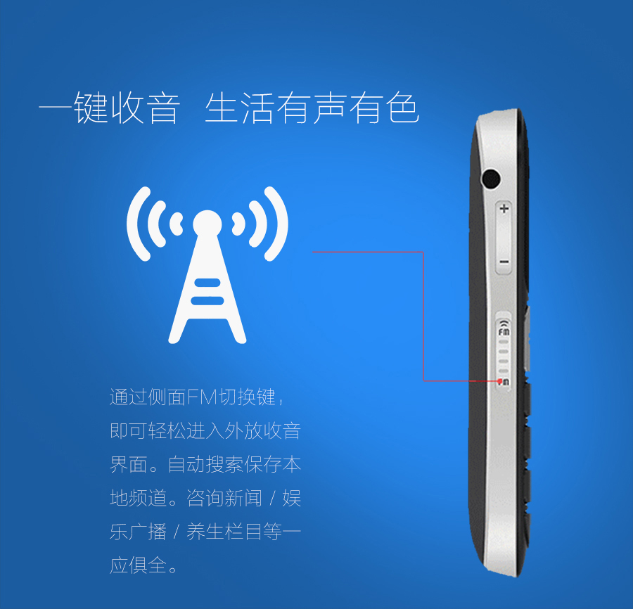 365关爱您 易百年Ez621老人手机 移动/联通2G 红+黑 手机+365服务无电话卡版