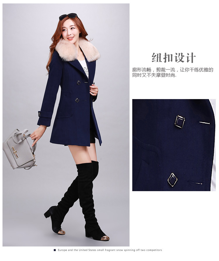 The Korean version of gross chaplain again? In coats long thick 2015 autumn and winter new nagymaros collar zipper Korean Sau San plus a thick cotton jacket with gross for the navy L picture, prices, brand platters! The elections are supplied in the national character of distribution, so action, buy now enjoy more preferential! As soon as possible.