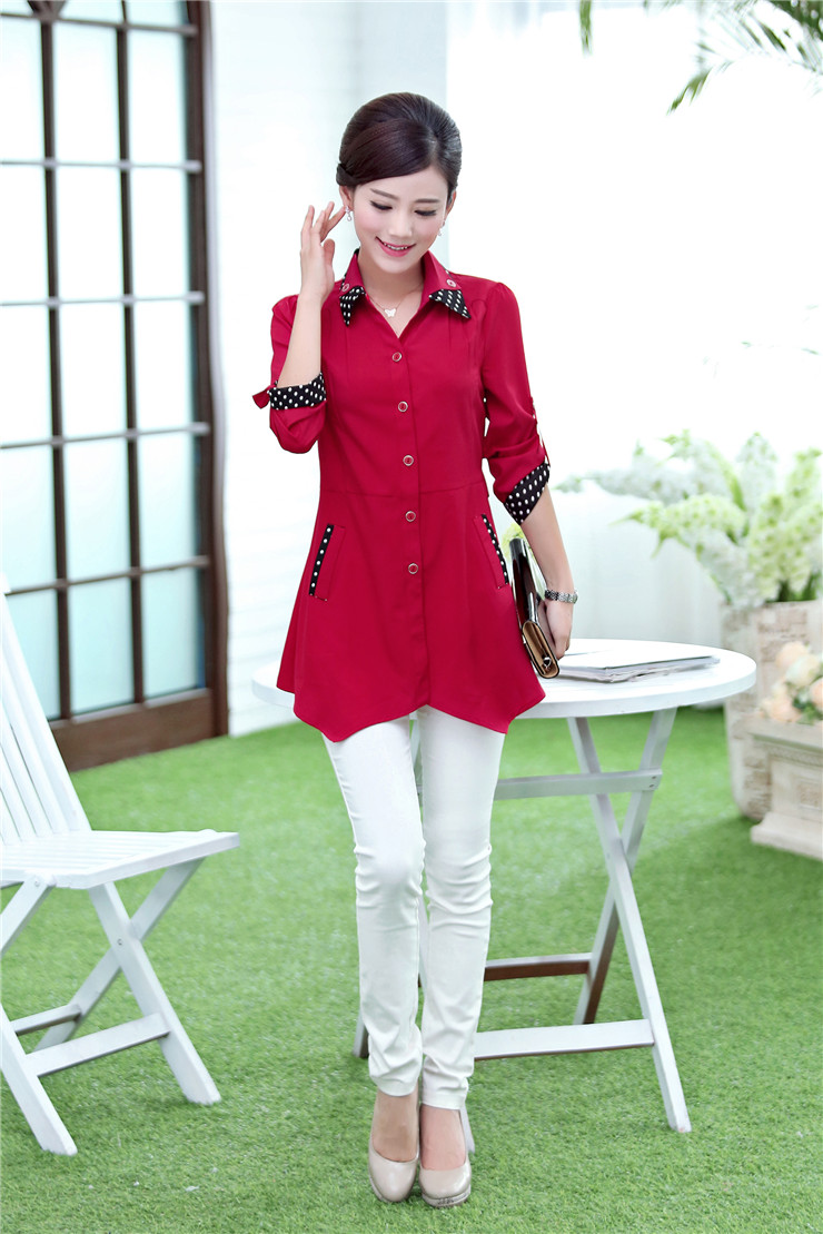 A pleasant, year, older women 2015 spring new larger mother load loose shirt short-sleeve summer shirt ybl 622 short-sleeve, the red XXXL pictures, price, brand platters! Elections are good character, the national distribution, so why buy now enjoy more preferential! Health