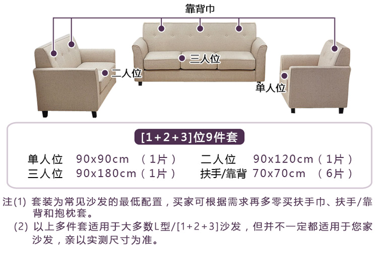 
                                                            【满4免1】南日岛水洗纯棉沙发垫套罩全包靠背巾布艺北欧简约坐垫子四季通用组合套装客厅家用 初之语-月灰 45*45抱枕[含枕芯]                