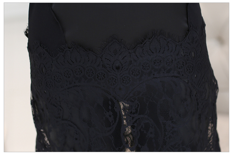 Mr. Qian 2015 autumn and winter large new women's dresses Korean stitching PU Coated shirt graphics plus lint-free in thin long lace shirt W108 Extremity black. XXL picture, prices, brand platters! The elections are supplied in the national character of distribution, so action, buy now enjoy more preferential! As soon as possible.