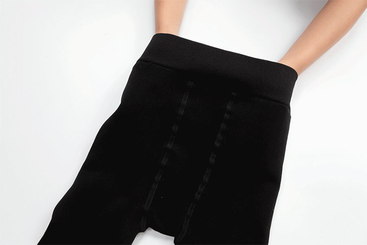 批发春季丝袜加厚显瘦连脚裤袜加绒打底瘦腿袜 黑色 均码