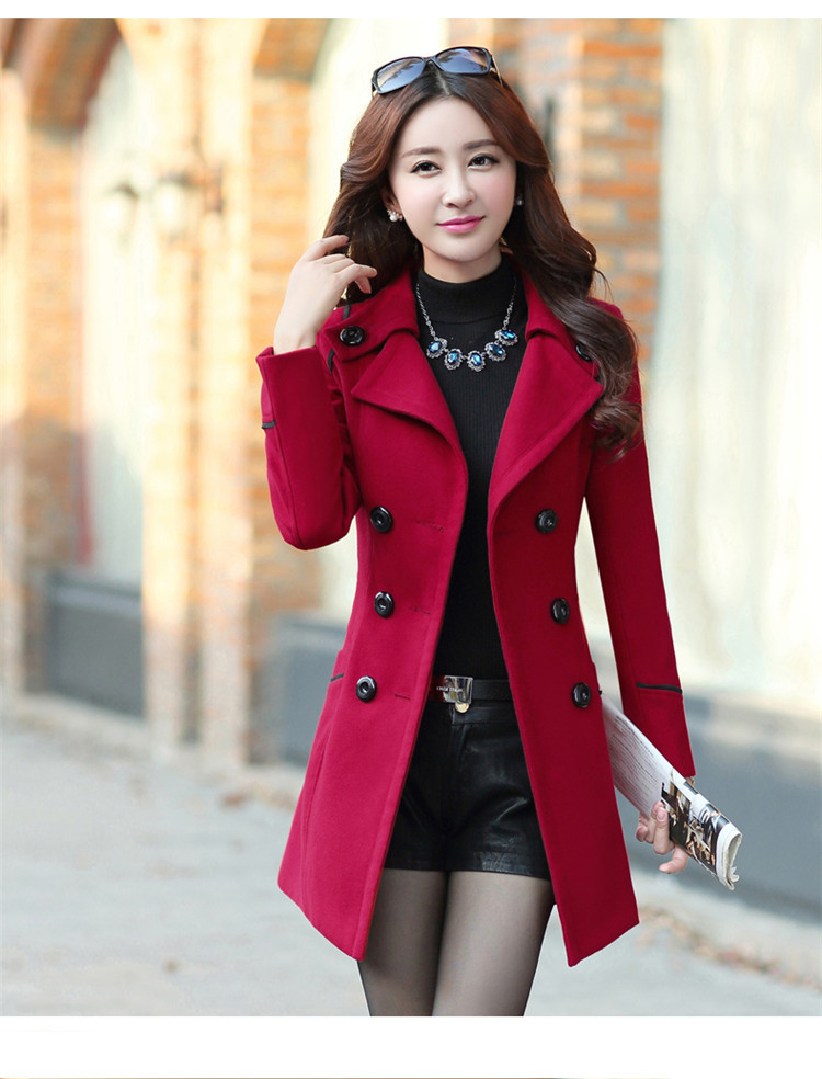 Gigi Lai of far gross? female 2015 Autumn coat for women Fall/Winter Collections new Korean long hair in Sau San? 8858 wine red jacket XXL picture, prices, brand platters! The elections are supplied in the national character of distribution, so action, buy now enjoy more preferential! As soon as possible.