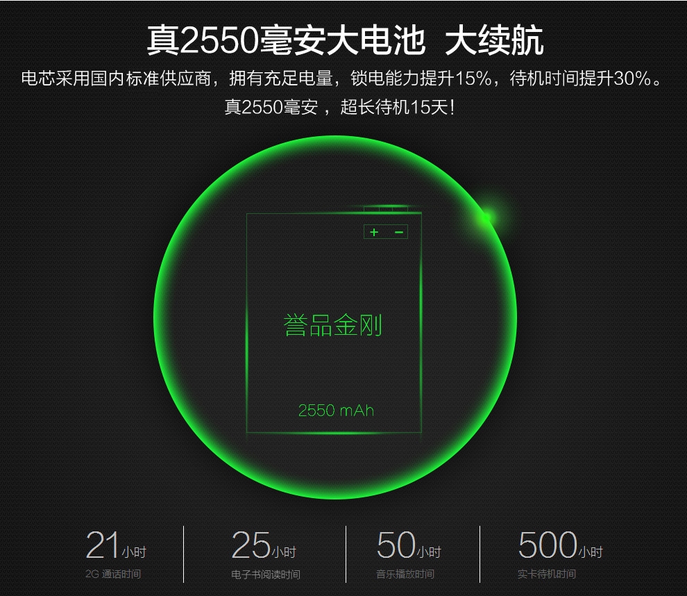 誉品(YEPEN) T20 老人手机 移动/联通2G 手写触屏 金色