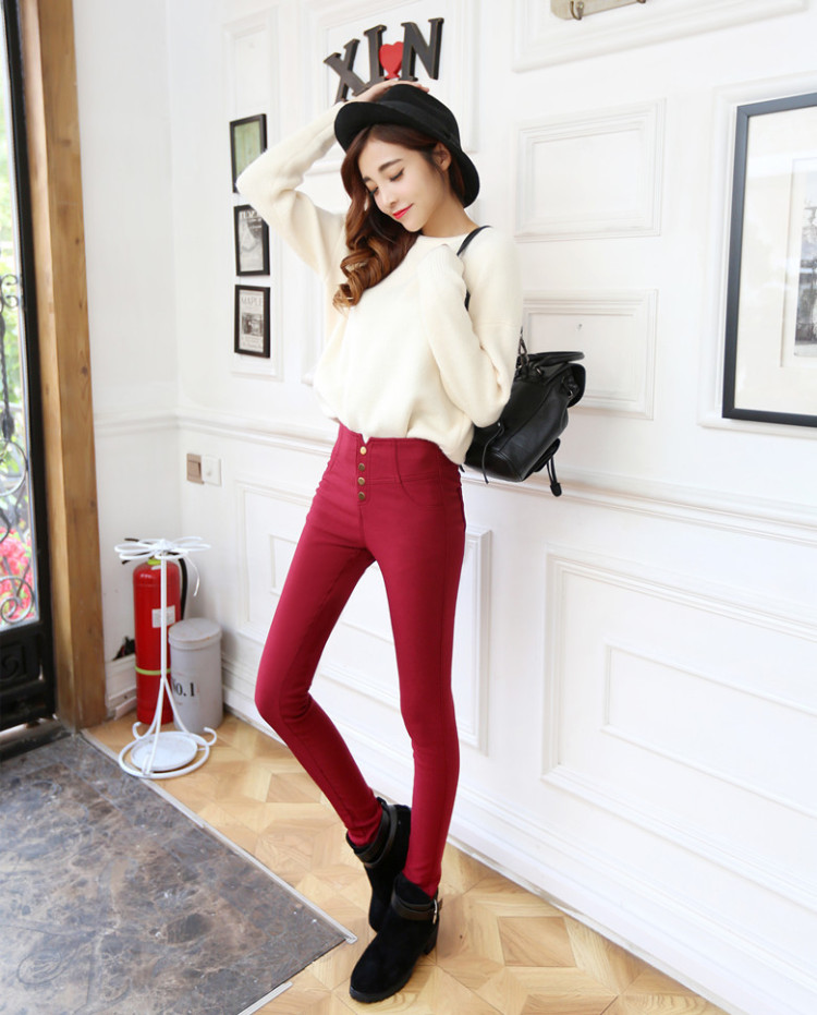 2015 Autumn and winter Zz&ff new Korean large relaxd the lint-free thick pencil Castor, forming the elastic trousers leisure video thin black trousers XXXL picture, prices, brand platters! The elections are supplied in the national character of distribution, so action, buy now enjoy more preferential! As soon as possible.