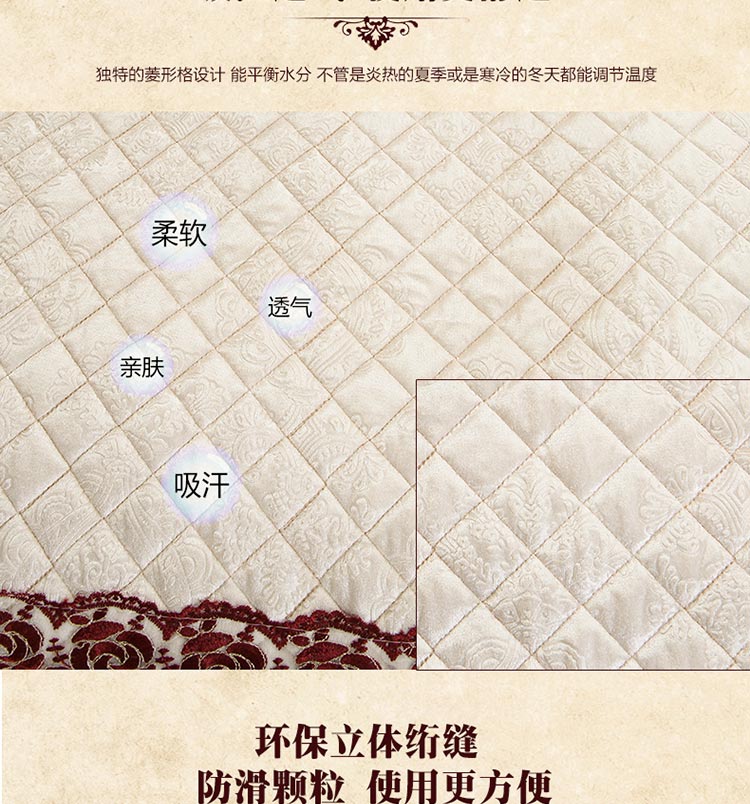 添富贵家纺 新款3D压花短毛绒沙发垫套装 四季真皮布艺贵妃沙发套罩巾 时光经典普蓝 90*160cm两人座