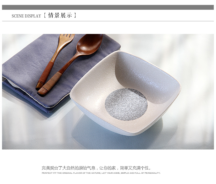 无名印象 不石之作方碗 泡面碗沙拉碗 不石之作沙拉碗