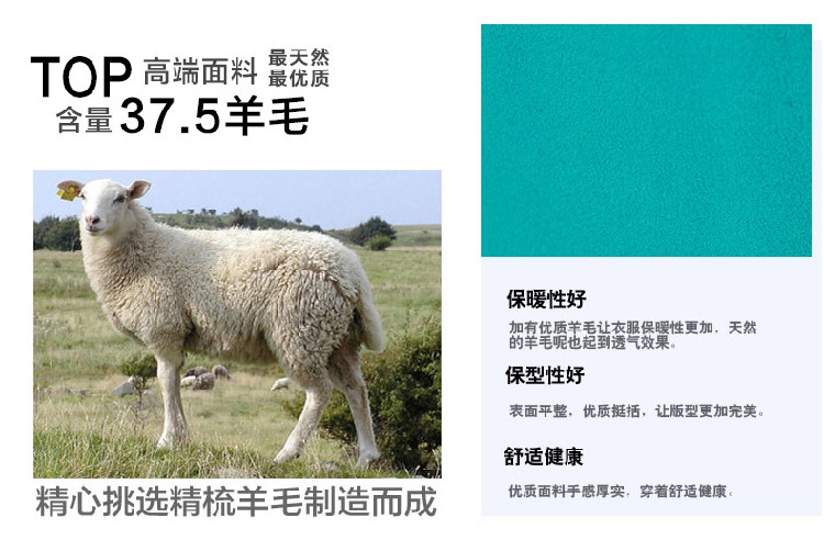 淑米恋2015秋冬装新款时尚简约大方外套毛呢大衣 女 绿色 L