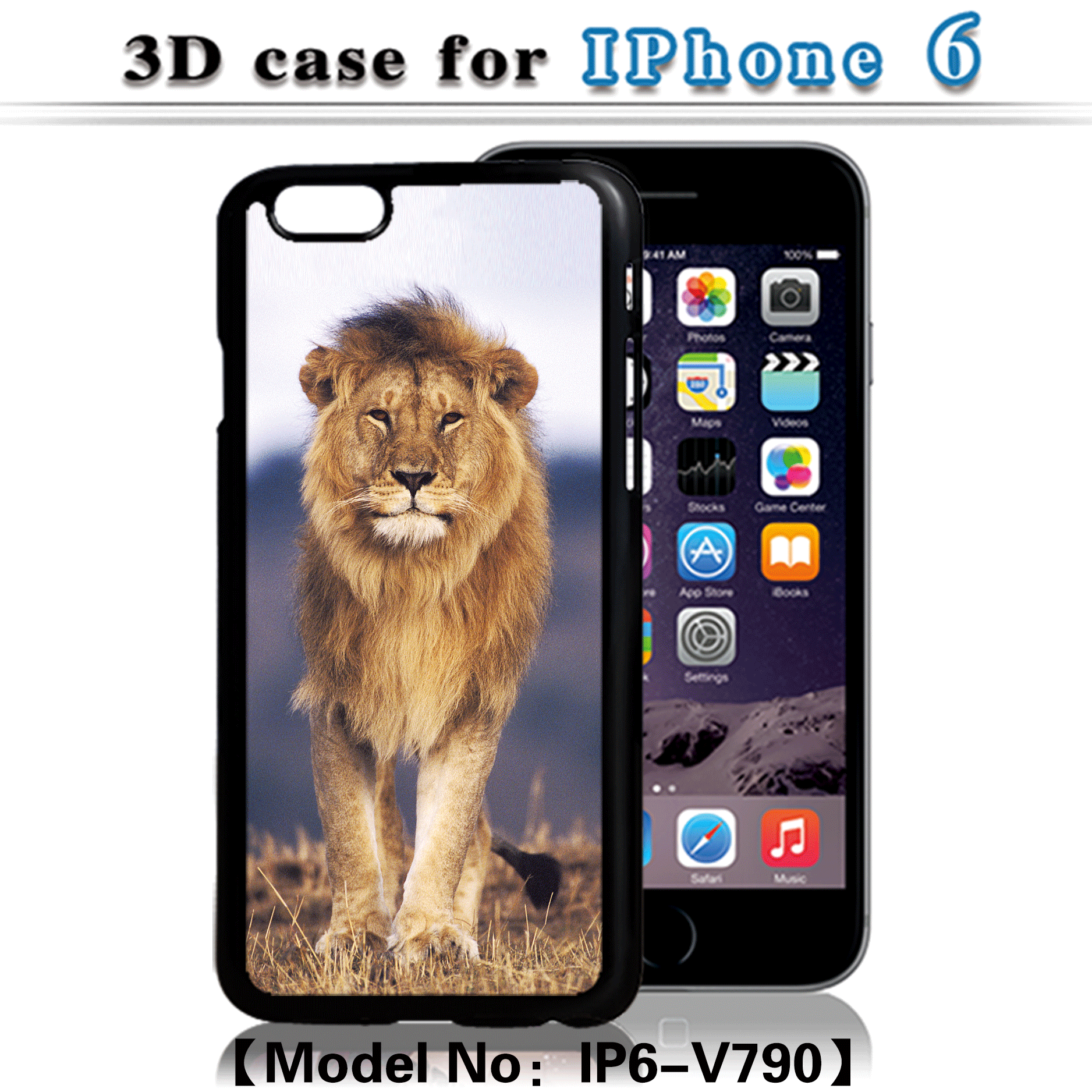 华逸乐天 3d动态保护壳 手机壳 动物保护套 适用iphone5/5s 苹果6/6s