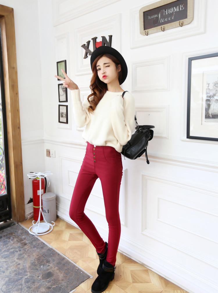 2015 Autumn and winter Zz&ff new Korean large relaxd the lint-free thick pencil Castor, forming the elastic trousers leisure video thin black trousers XXXL picture, prices, brand platters! The elections are supplied in the national character of distribution, so action, buy now enjoy more preferential! As soon as possible.