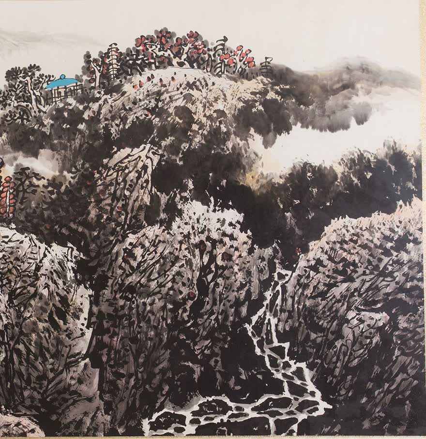 何秋泉(秋亭览胜)中国美协会员
