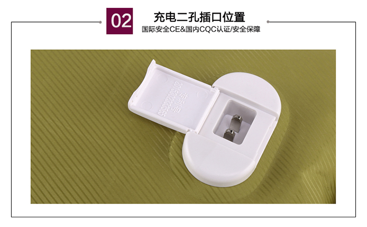 华庭丽娜爱登简约系列电热水袋 保暖手袋暖手宝 暖宝宝 咖啡色
