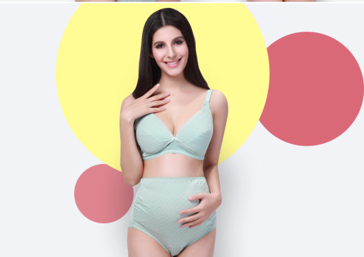 金安雅 孕妇<em>胸罩哺乳文胸</em> 纯棉孕妇内衣内裤套