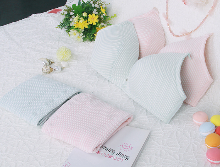 君心孕妇装 夏季泡泡棉无钢圈可哺乳<em>文胸</em>内衣