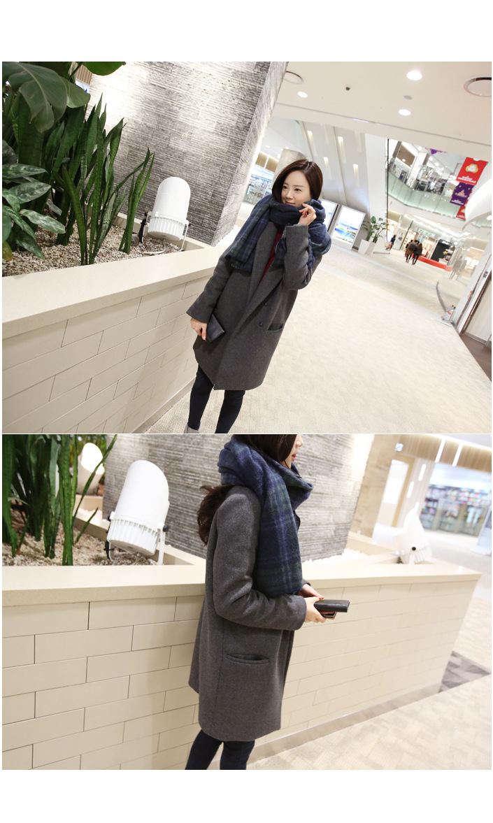 Princess Returning Pearl 2015 Autumn and Winter Palace New Women's Korea version with a straight loose in a simple long thick hair a windbreaker overcoat suit gray M picture, prices, brand platters! The elections are supplied in the national character of distribution, so action, buy now enjoy more preferential! As soon as possible.