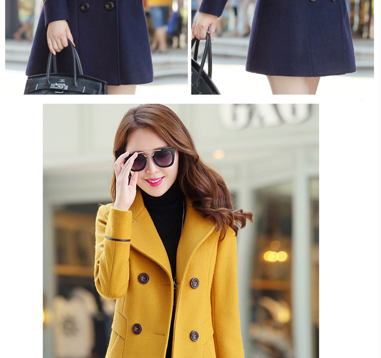 Chor Yuen Chien autumn 2015 new Korean fashion in the Sau San long large female double-a wool coat turmeric yellow XL Photo, prices, brand platters! The elections are supplied in the national character of distribution, so action, buy now enjoy more preferential! As soon as possible.