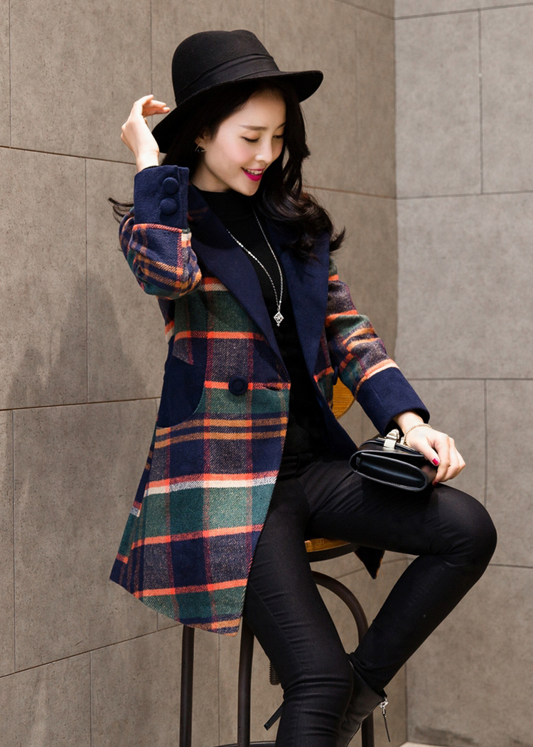 Li Mei wool coat women 2015? autumn and winter new graphics in Sau San thin long latticed wool a wool coat larger windbreaker coffee latticed XL Photo, prices, brand platters! The elections are supplied in the national character of distribution, so action, buy now enjoy more preferential! As soon as possible.