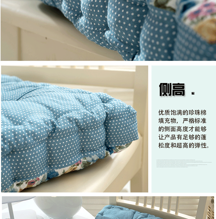 办公椅坐垫加厚 餐椅垫子 全棉斜纹飘窗榻榻米圆形蒲团胖子垫 爱缘圆形-灰 43*43cm